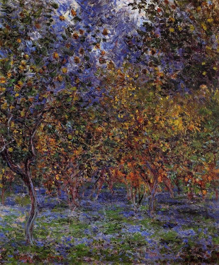 Claude Monet Under the Lemon Trees